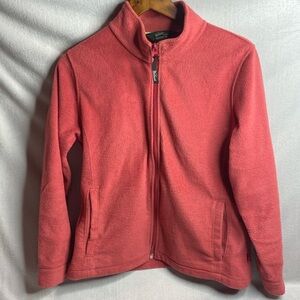 Woolrich zip up jacket in soft ruby size medium petite